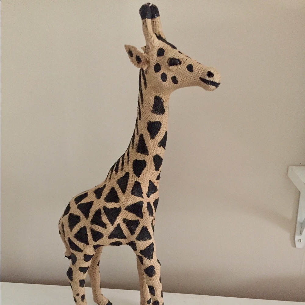 Handcrafted Giraffe Home Decor